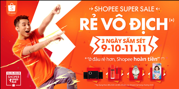 Shopee Super Sale tapchithoidai