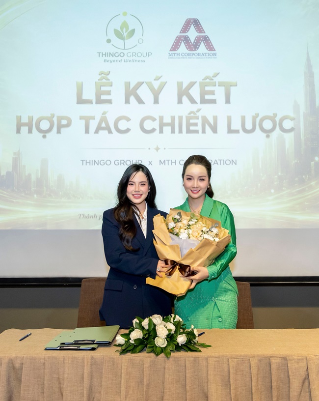 nghe si doanh nhan mai thu huyen ky ket hop tac chien luoc cung thingo group haphuong 1
