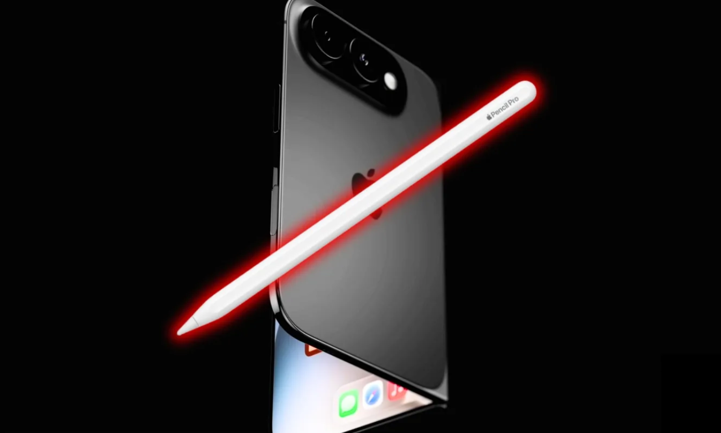 iPhone màn hình gập trong tương lai sẽ có bút cảm ứng?